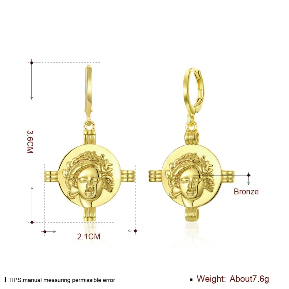 Gold Plated Drop Earrings (6)