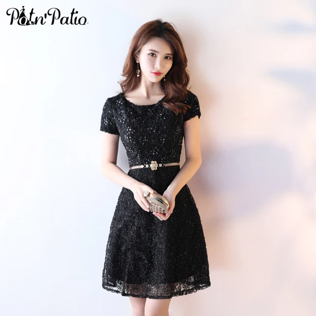 Simple elegant black cocktail dress Simple elegant black cocktail dress