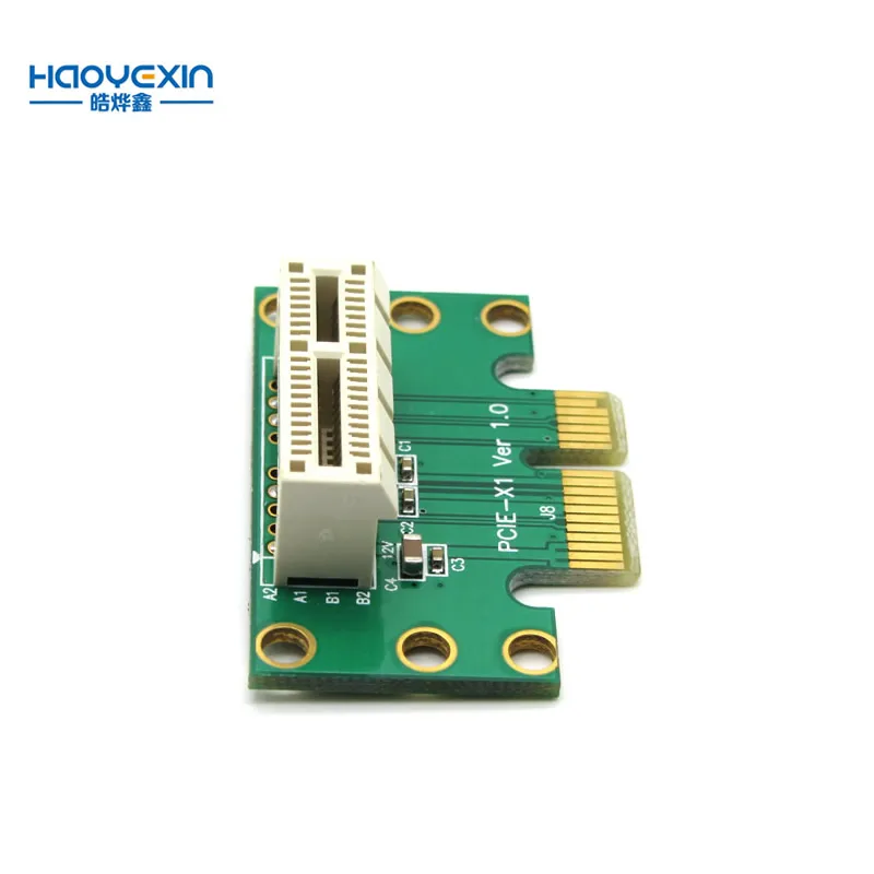 PCI E1X 36PIN PCI E PCI Express 1X Adapter Riser Card 90 Degree For 1U ...