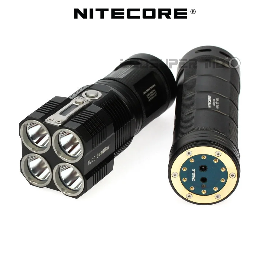 O светодиодный дисплей Nitecore TM26 4000 люмен фонарик портативный прожектор с