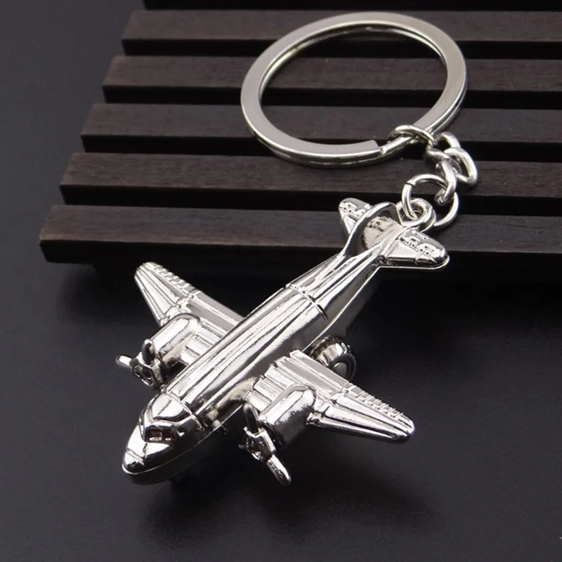 

New Aircraft Key Chain Airplane Keychain Bag Classic Car Key Ring Car Key chain Pendant Fast Shipping Wholesale