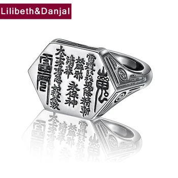 

Men Opening Ring 925 Sterling Silver Ethnic Tai Chi Gossip Jewelry Adjustable Ring Christmas Mother gift Jewelry FR69