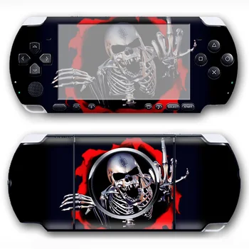 

Free drop shipping for skull skin sticker for Sony PSP 3000 Skin Stickers Front and Back Decal #TN-PP3000-546