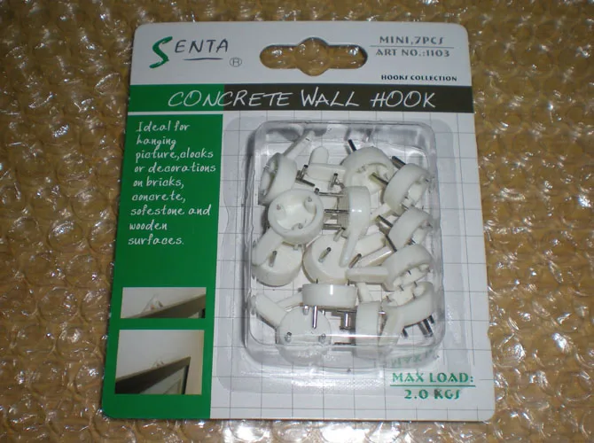 Packed wall nail hook concrete incognito buy two get onein Picture
