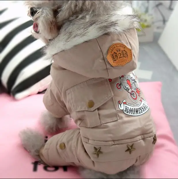 

Cotton Warm Dog Clothes pet dog costume Chihuahua Yorkshire dog Coat pet clothes For Russian Weather dog hoodie