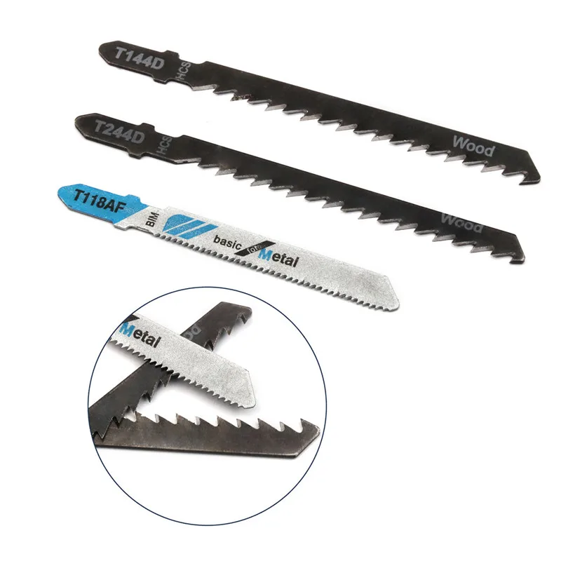 ZENHOSIT 5pcs Jig Saw Blades Fast Cutting Reciprocating Saw Blade For