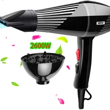 2600 Вт Профессиональный фен высокой мощности Инструменты для укладки фен горячей и холодной ЕС вилка Фен 220-240 В машина