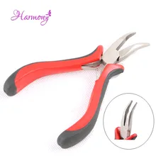 1 шт., черные, Красные щипцы для вытягивания волос, профессиональные плоскогубцы, инструмент для вытягивания кремния, микро кольца, бусины, высокое качество