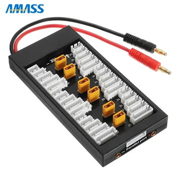 

Free Shipping Amass XT30 Plug Connector 2S-6S 40A Lipo Battery Parallel Charging Board for IMAX B8 UN A6 Balance Charger DIY