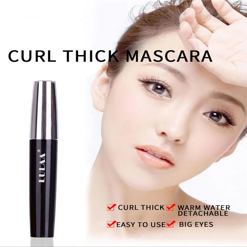 

3D Quick Dry Curly Mascara Eyelash Black Curl Eyelash Extension Cosmetic Liquid Waterproof Mascara Roll Eyelash