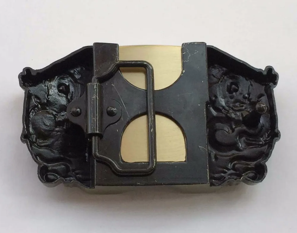 Высокое качество 3D бронзовые драконы Зажигалка металлический ремень пряжки для 4