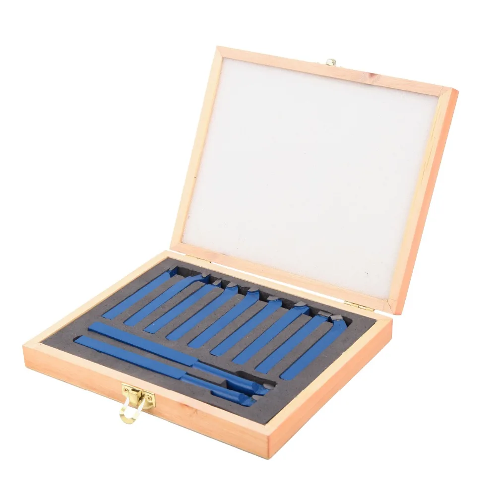 

11PC 10*10CM Lathe Tool Set Lathe Chisel Kit For Mini Lathe Cutting Tool Turning