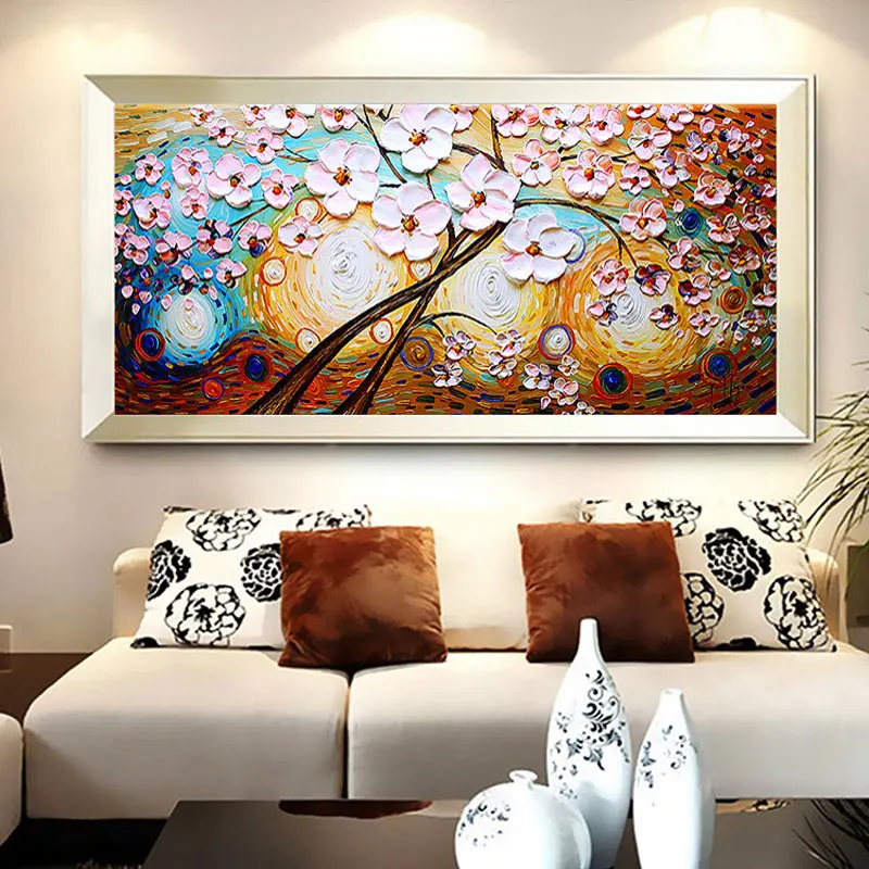 

D SH Cross Stitch Rhinestones 5D DIY Diamond Painting Flowers Oil Painting Kits For Embroidery Resin Square/Round Home Decor
