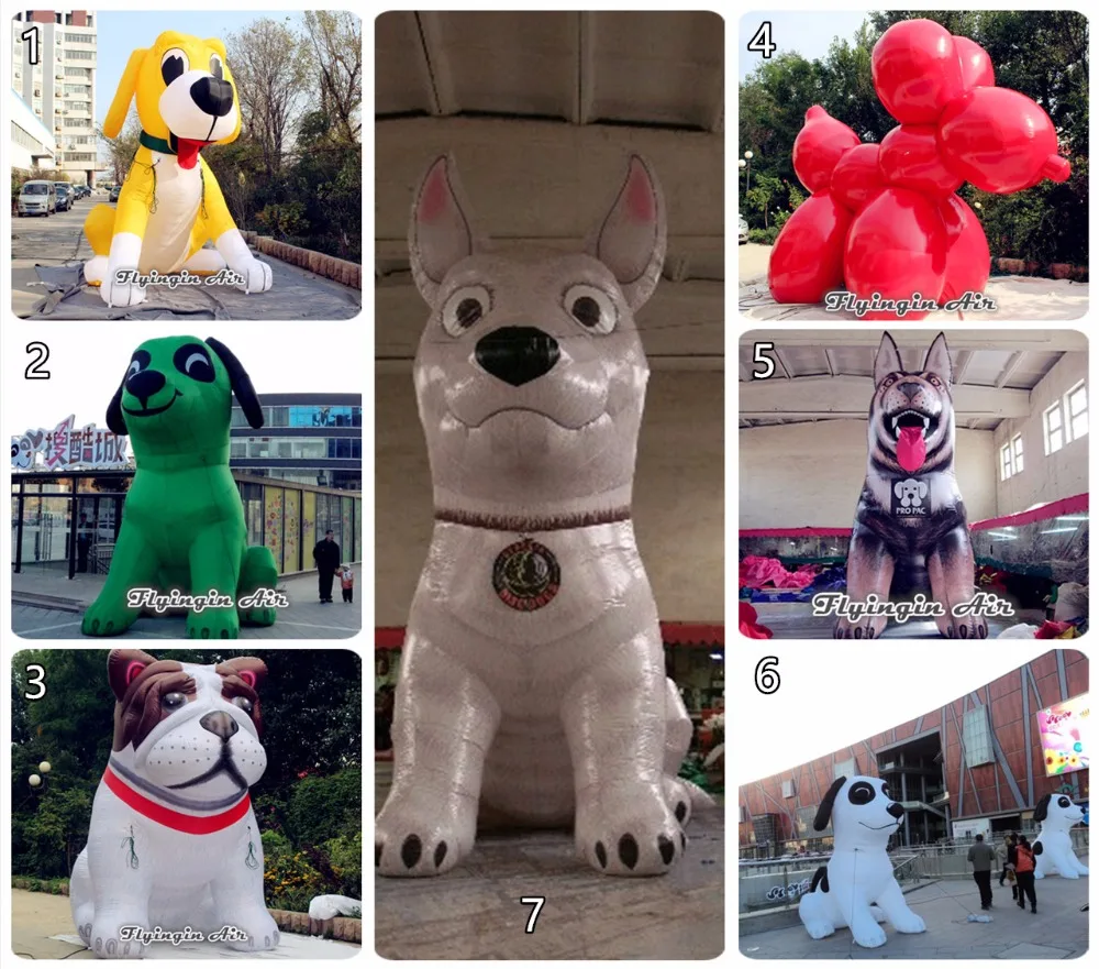 inflatable dog