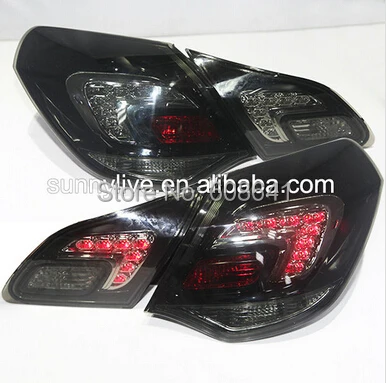 Светодиодный задний фонарь, светодиодный задний фонарь для 2010-2013 лет, дымчатый черный цвет для Excelle XT для Opel Astra