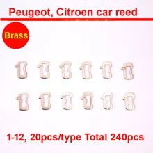 240 шт. Peugeo Автомобильный Замок тростник, автомобильная блокировочная пластина, ремонтная Рабочая пластина для автомобильного замка двери автомобиля Reed ремонт деталей