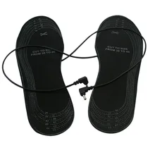 Elektrische Mules Clogs schuhe für größe 38-46 EVA Material Erwärmung Flexible Schwarzen Fuß heizsohlen