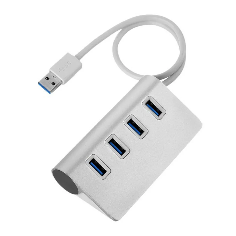 Алюминий сплав супер Скорость 5 Гбит/с USB 3,0 4-Порты и разъёмы концентратор-коммутатор Spilitter адаптер Соединительная Муфта конвертер дизайн