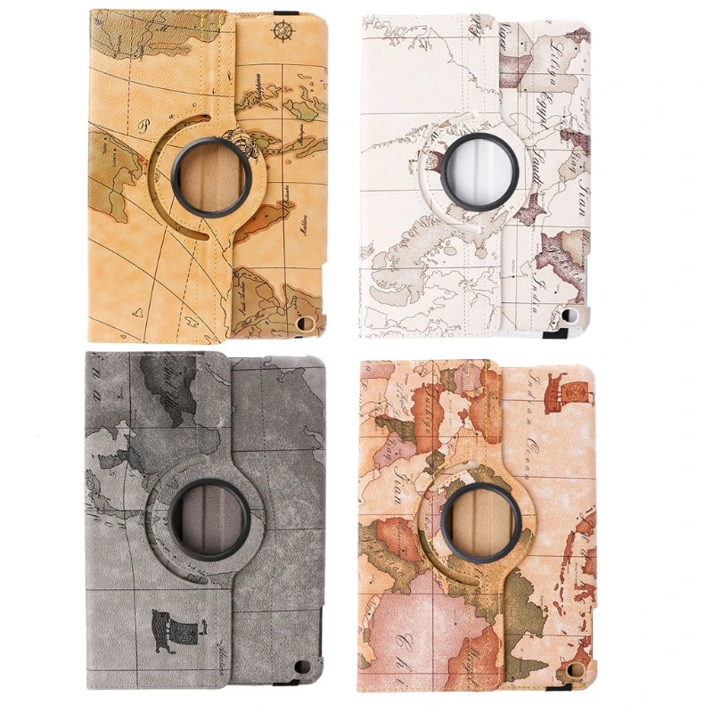 

360 Degree Rotation Faux Leather Tablet Cover Case For iPad Air/Air 2/New iPad 9.7"