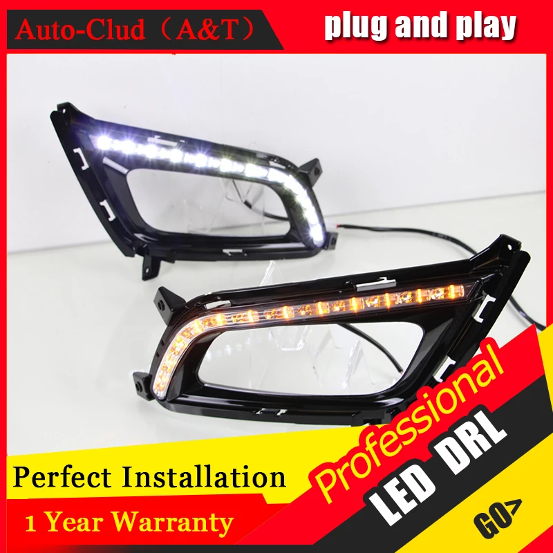 Auto Clud car styling For Kia K5 LED DRL For Kia K5 led fog lamps