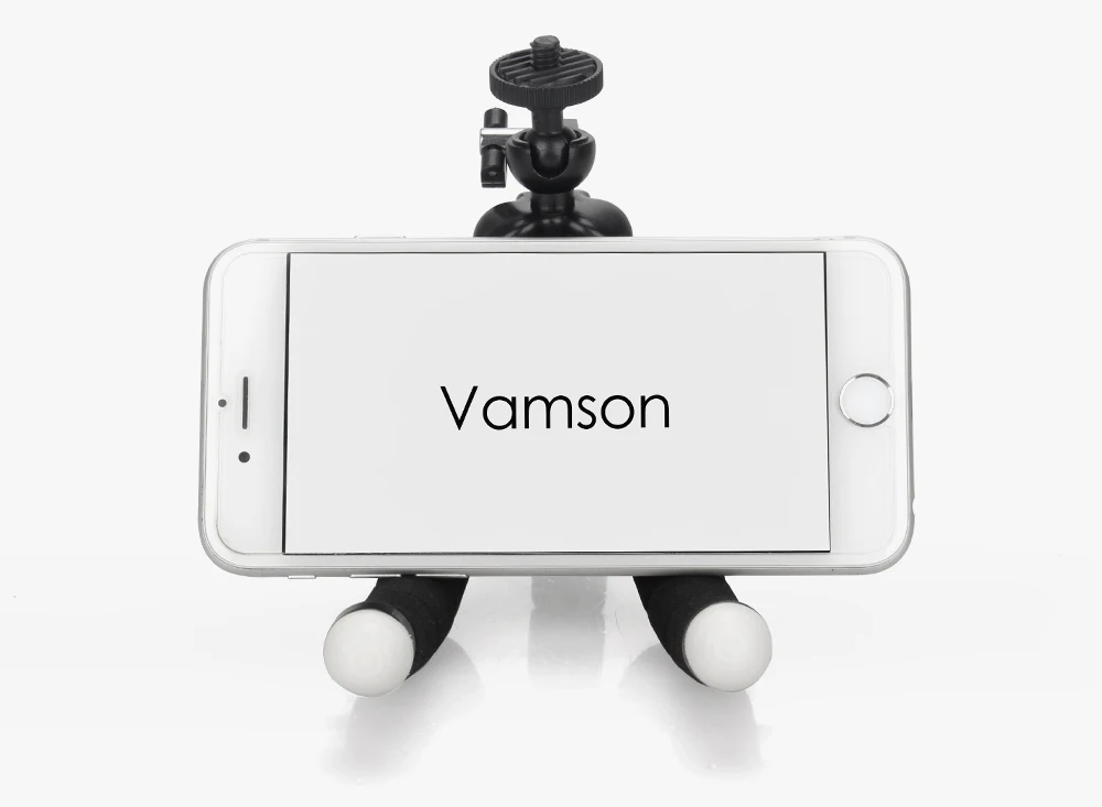Vamson для GoPro Hero 7 6 5 4 3+ 2 1 Аксессуары гибкий мини Осьминожка с винтовым зажимом для телефона для проса для yi 4k VP414