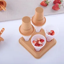 4 шт. леденец форма для дома инструмент для приготовления мороженного многоразовый Лед Крем шлифовальный станок