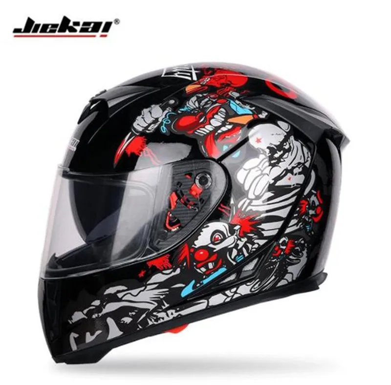 

JIEKAI Motobike Helmet Men Motorcycle Motocross Helmet Full Face Helmets Anti-fog Chopper Racing Filp Up Modular Riding Casco