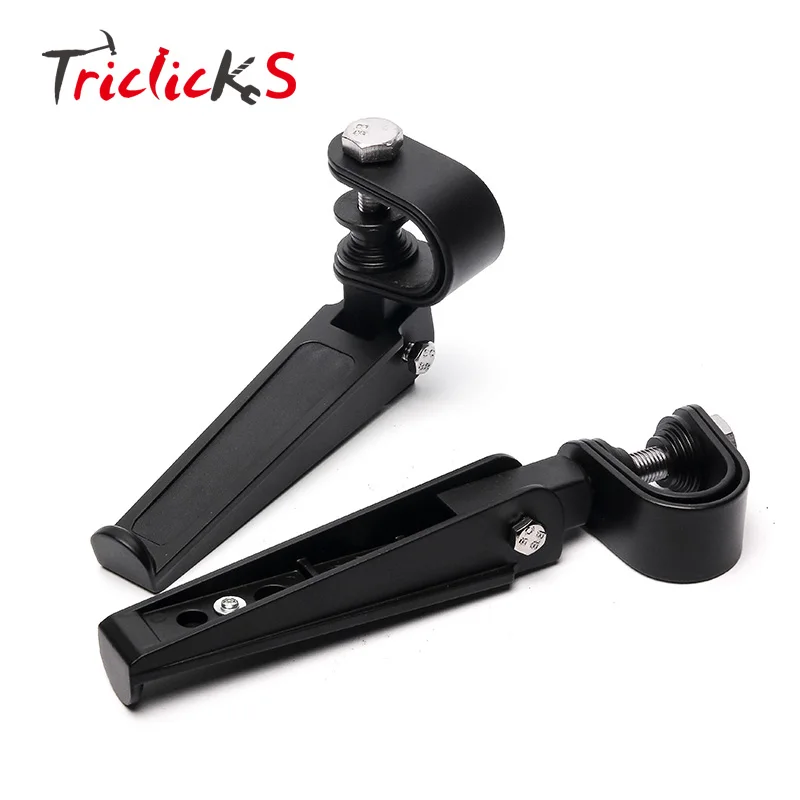 

Triclicks Motorcycle 1-1 1/4" Crash Highway Bar Engine Guard Foot Pegs Mount Clamp Foot Peg Engine Guard Clamps Footrest Peg New