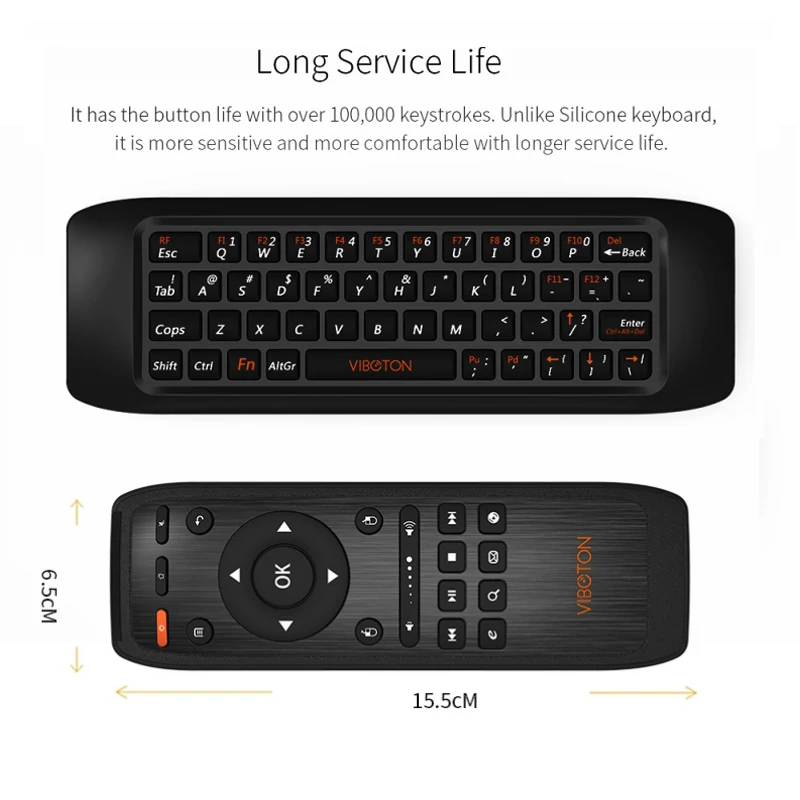 

2.4G Fly Air Mouse Raspberry pi 3 Wireless Keyboard Remote control Learning keyboard Combo for Android Smart TV Box Computer A07