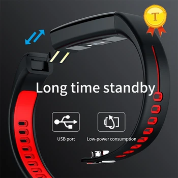 

long time standby Bluetooth 4.0 Smart band Color Screen Heart Rate blood oxygen Monitor Activity Fitness Tracker ECG Smart Watch
