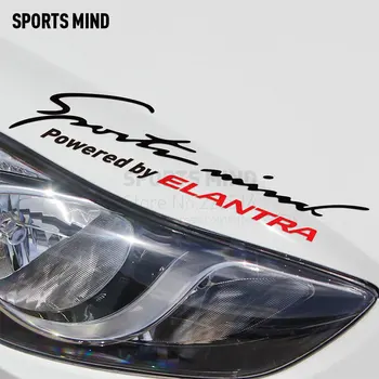 

10 Pieces Sports Mind Car Styling On Car Lamp Eyebrow Automobiles Car Sticker For hyundai elantra 2008-2017 exterior accessories