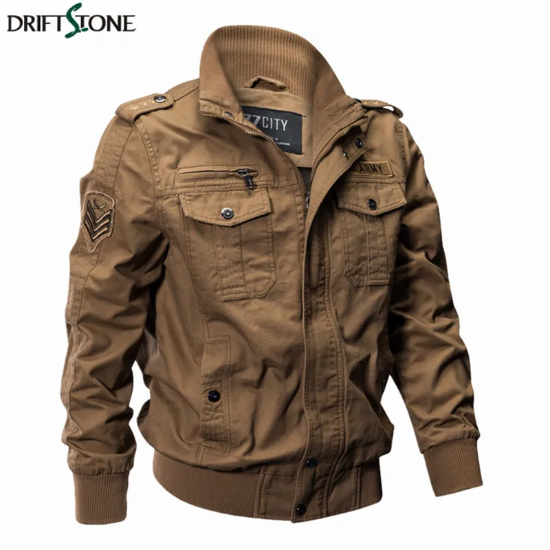 Men Military Pilot Jackets Bomber Cotton Coat Tactical Army Jacket Male