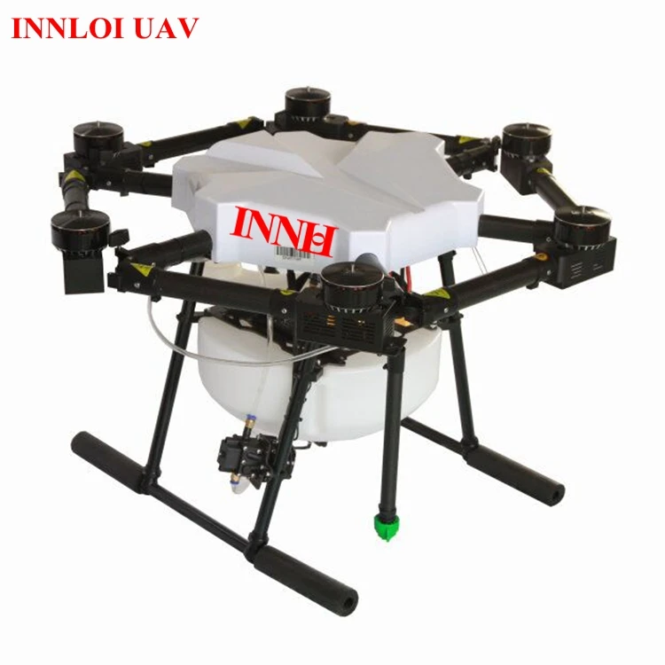 

6-rotor 10L Carbon fiber frame for Agricultural UAV drone,can match 10KG spraying gimbal Hexacopter frame body [INNLOI UAV]