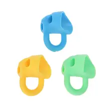 3 шт. волшебный цанговый карандаш поможет начинающим письма силиконовые игрушки Детские двойной большой палец коррекция осанки ручка инструмент