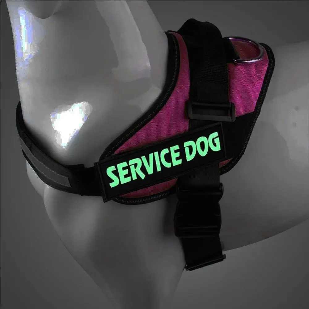

4pcs/set Portable reusable K9 tactical vest service dog magic stickers embroidery badge DIY Apparel Clothes Backpack Hat