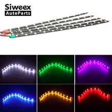 Car LED Strip light 30CM 5050 12 SMD Waterproof Daytime Running light Decoration Silicone Strip Fog lamp 12V DC