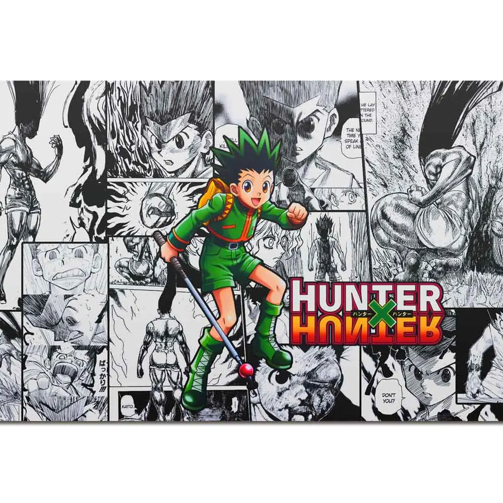 Охотник х японского аниме плакат искусство шелковая ткань принты 32*48 дюймов