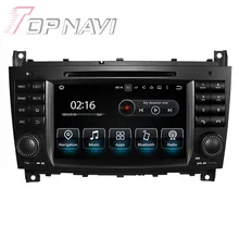 7 inch Quad Core Android 5.1.1 Car Radio Stereo Video Player For Benz C-Class W203 (2004-2007) for Benz CLK W209(2004-2005)