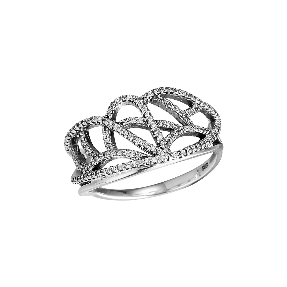 

Butterfly Wing Ring 100% 925 Sterling Silver Clear Cz Rings for Women DIY Fine Jewelry PFR045