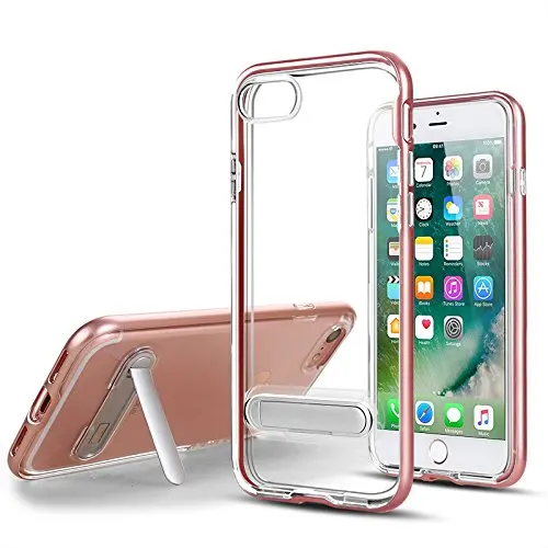 

Thin Hybrid Clear Case for Iphone X 8 7 5 5s SE 6 6s Plus Slim Protective Crystal Cover Case with Kickstand Cases Transparent