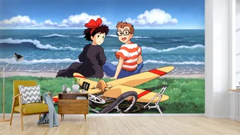 

[Self-Adhesive] 3D Kiki's Delivery Service 838 Japan Anime Wall Paper mural Wall Print Decal Wall Murals
