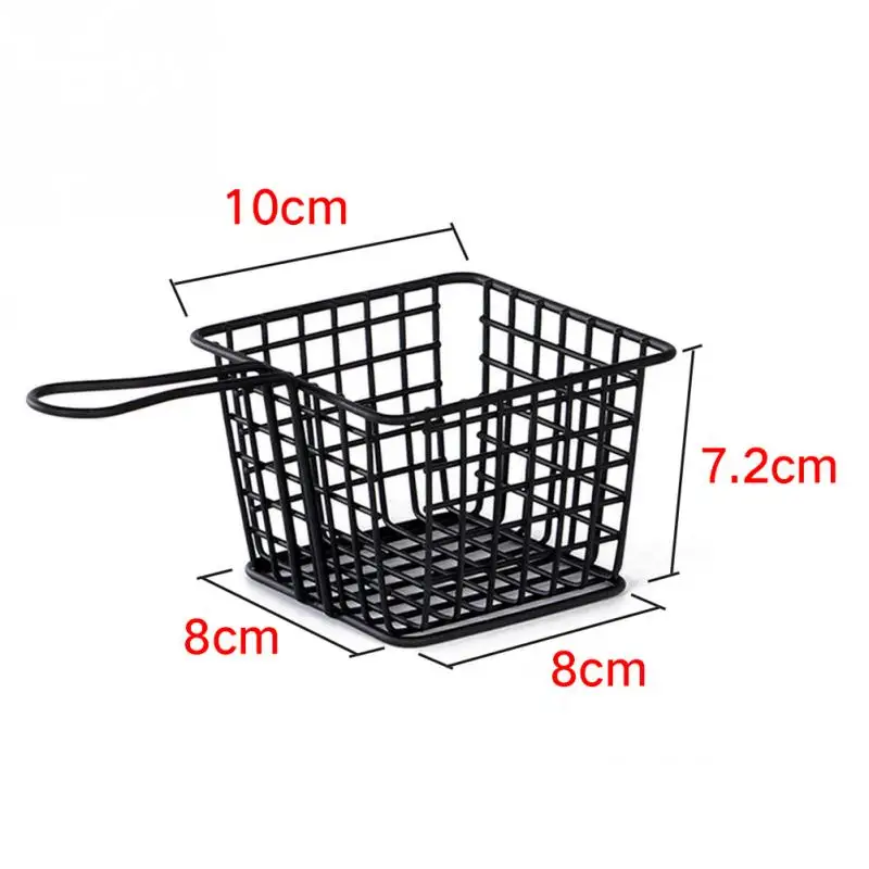 Корзина для жареного картофеля фри из нержавеющей стали ручной работы органайзер для жареного картофеля фри корзина из нержавеющей стали кухонные аксессуары