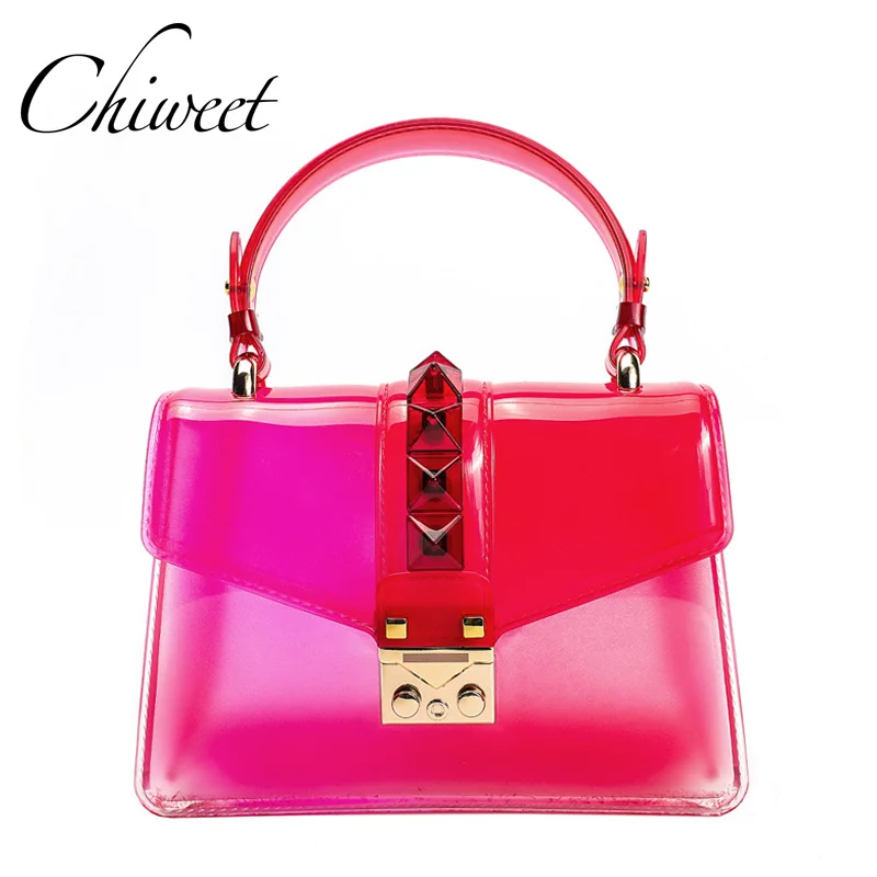 Us 21 59 45 Off Luxury Summer Tote Beach Bag Brand Grant Color Clear Jelly Shoulder Bags Designer Handbags High Quality Women Messenger In