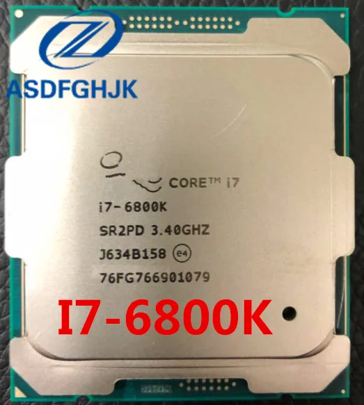 

Wholesale Original FOR Intel Xeon New I7-6800K CPU SR2PD 3.40GHZ 15M 14nm 6-CORES LGA2011-3 I7 6800K 140W Processor