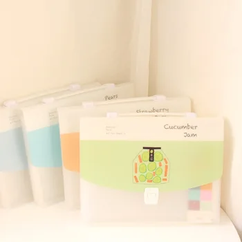 

1pcs Korea Stationery Wholesale 13 Inlet Pack Folder Documents Packages