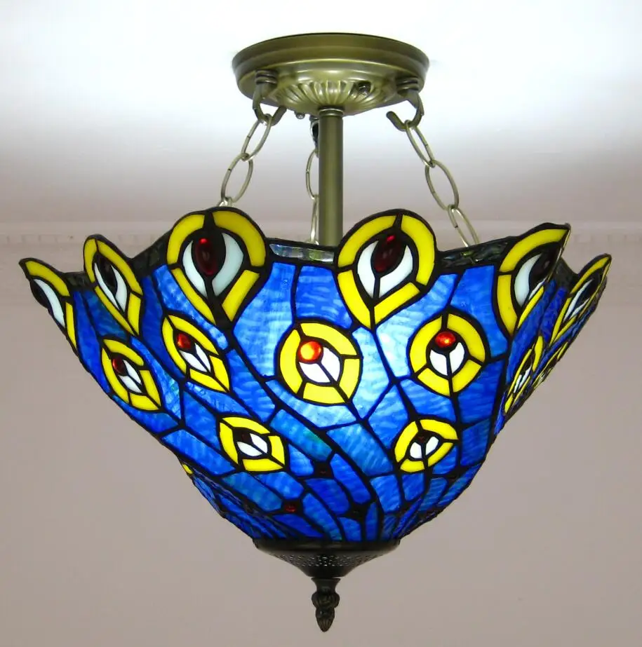 Online kopen wholesale pauw tiffany lamp uit china pauw tiffany ... Woonkamer deco Middellandse