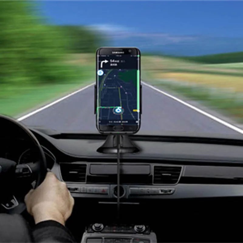 

Car Q1 Wireless Fast Charger Bracket Applicable To Apple Samsung Note8 S8 S7S6 Note5 Fast Charge Bracket