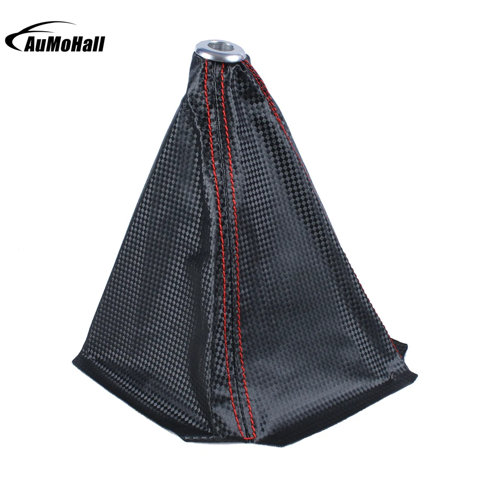 Auto Accessories Carbon Fiber Gear Shift Knob Boot Cover