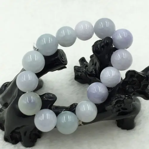 

435 Certified Grade A Natural Lavender Jadeite Jade Bracelet Bangle