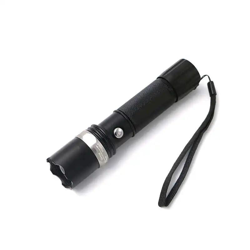 Powerful led flashlight Tactical Police Heavy Duty 3W LED Rechargeable Flashlight lanterna led bike by 18650aaa battery #3o4 (6)